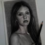 Mia Goth drawing