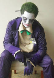 Jinn in Joker costume 2