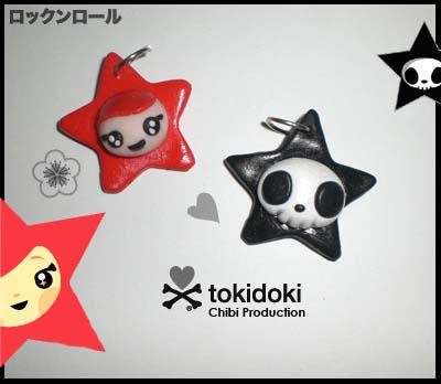 Tokidoki Stars Pendants