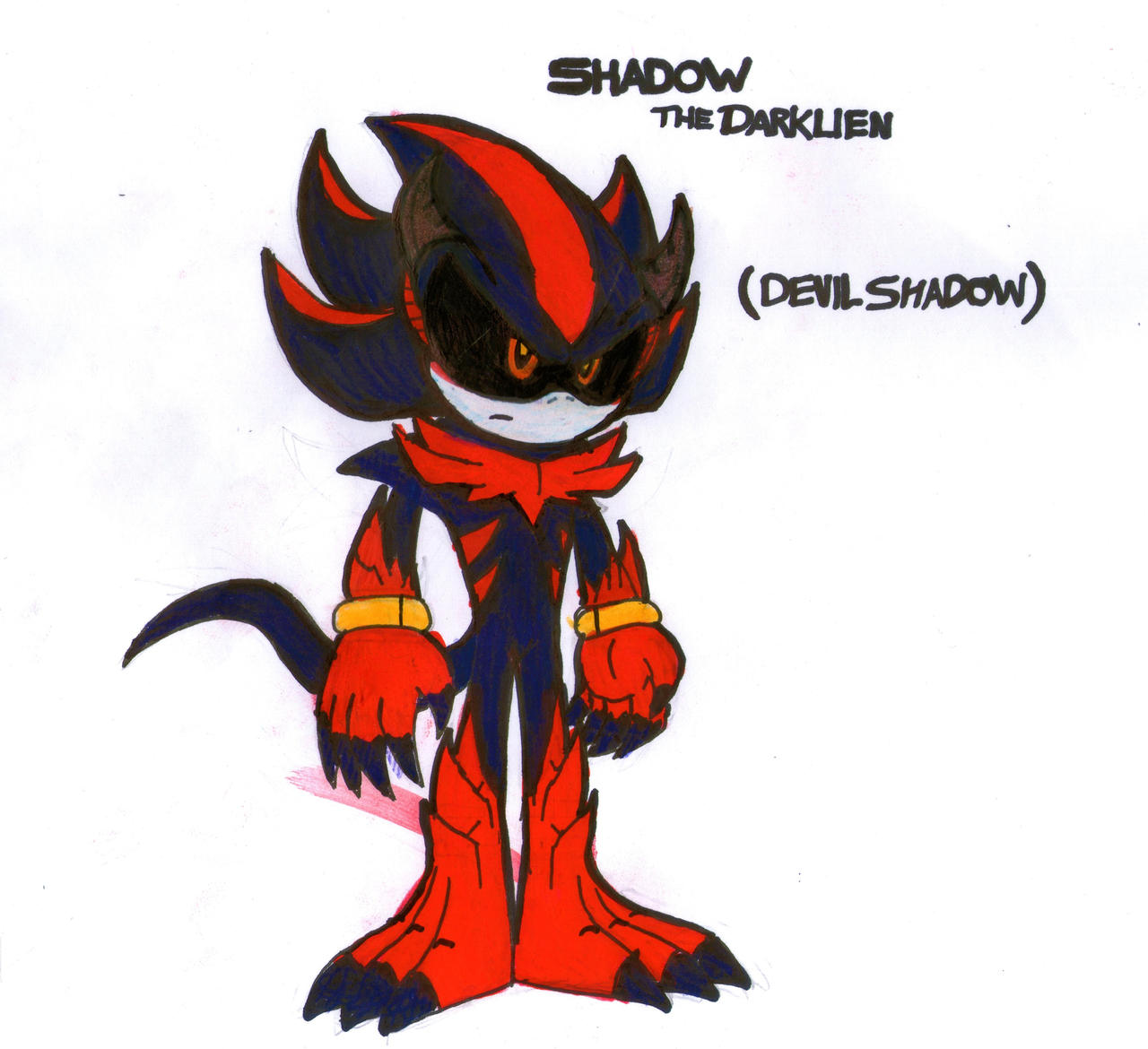 Devil Shadow Devil Shadow - AKA - Shadow The Darkling by Sebamon28 on DeviantArt