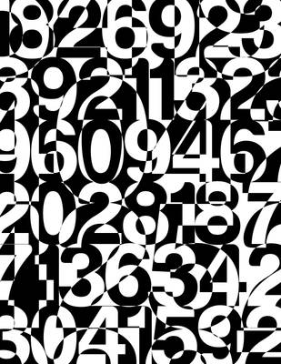 Experimental: Black + White Numbers by geoffmyers
