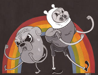 ...with Finn and Jake.