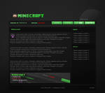 Minecraft HTML/CSS  Template -  FOR SALE