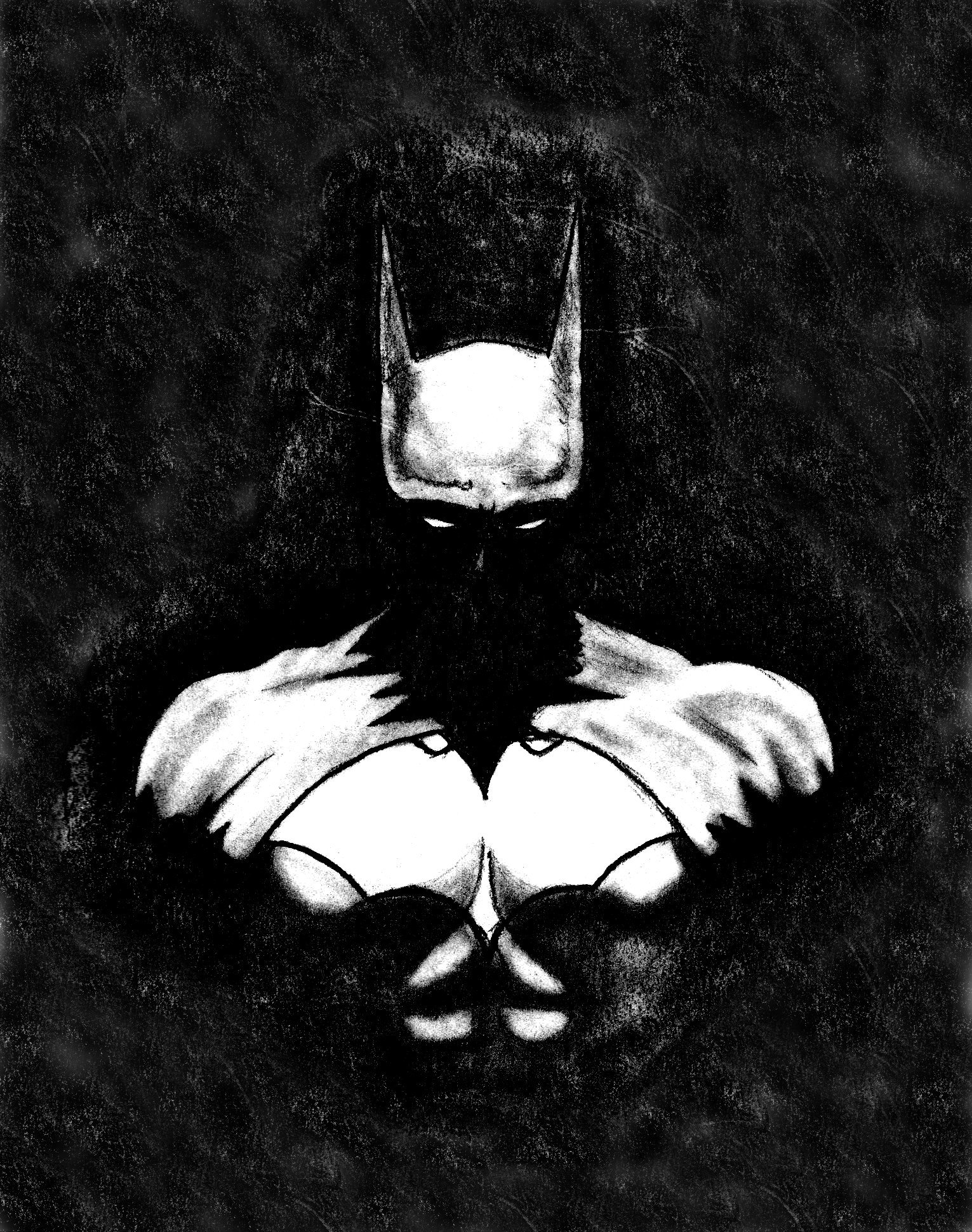 Batman in the dark