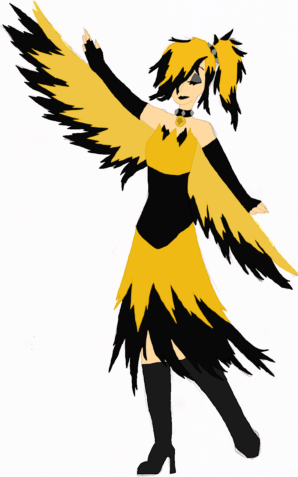 Zapdos cosplay Model