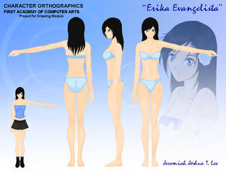 Character Orthographics: Erika