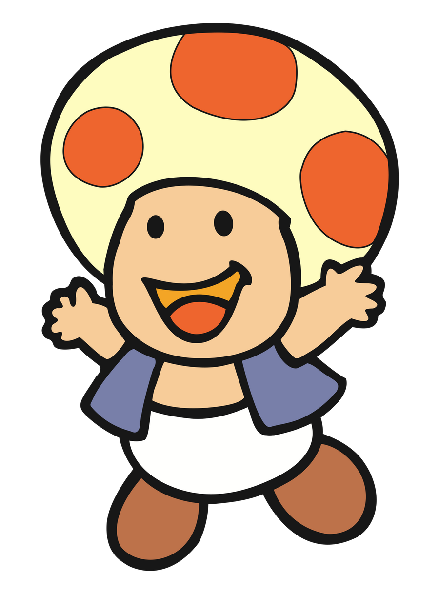 Super Mario - Derpy Toad by MelonSpeedruns on DeviantArt