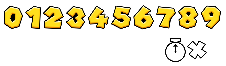 Mario Number Vector Super Mario 3D Land - HD Numbers by MelonSpeedruns on DeviantArt