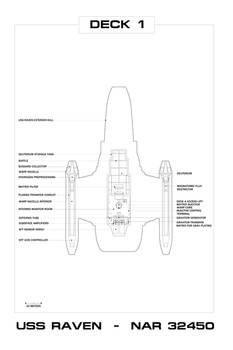 USS Raven Deck 1 Floorplan