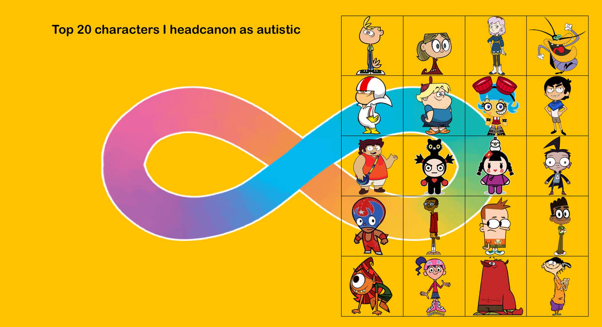 Top 20 Characters I Headcanon as Autistic by CartoonFanTheThird on ...