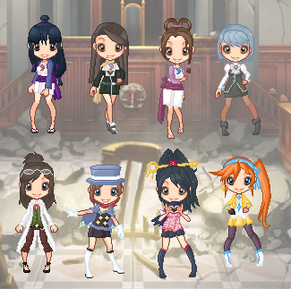 AA - Ace Attorney Girls Dolls