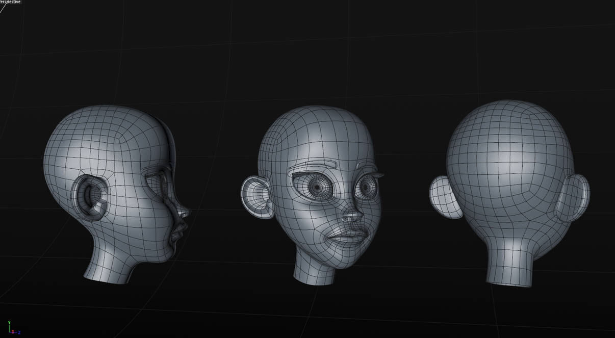 New character wire frame wip by VECTOR3D on DeviantArt