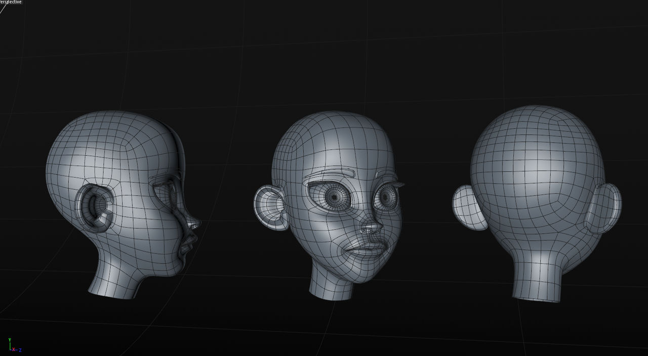 New character wire frame wip by VECTOR3D on DeviantArt