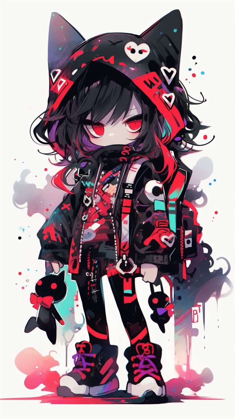 Emo anime chibi character 357e51f9- by Alex13Zo on DeviantArt