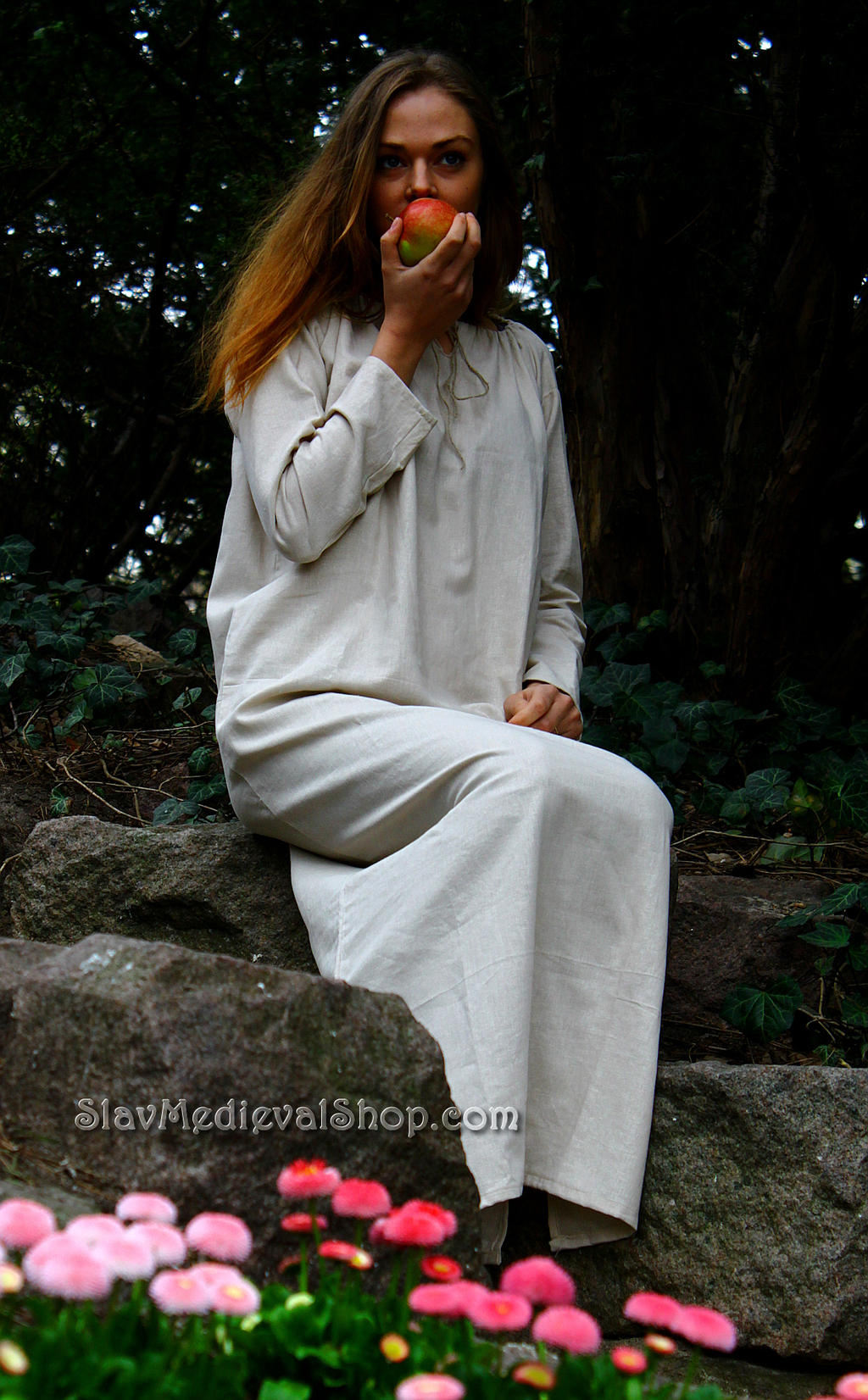 Linen chemise - medieval underdress by SlavMedievalShop on DeviantArt