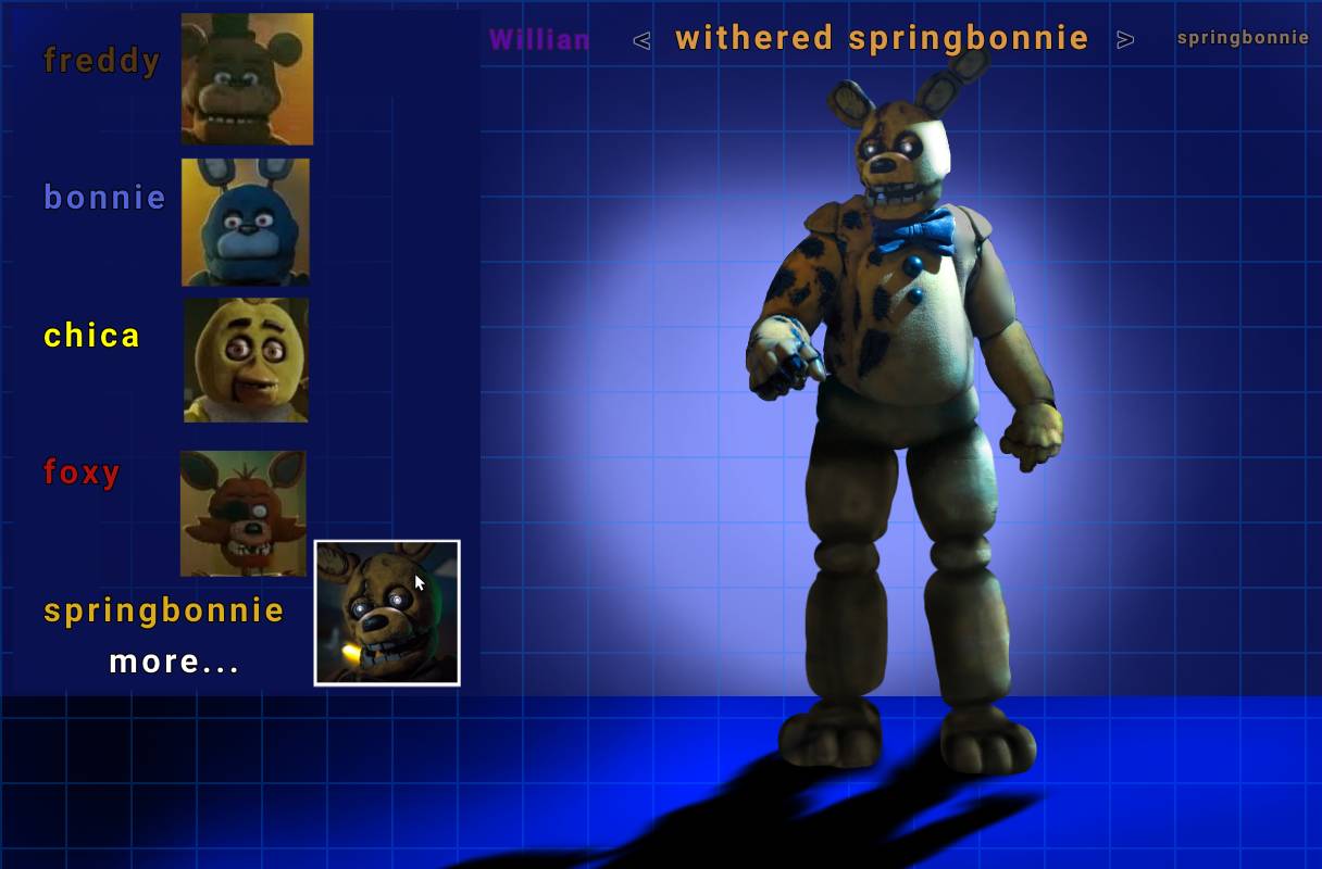 DC2/FNAF4] Animatronics (halloween)