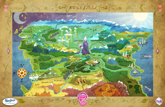 Map of Equestria