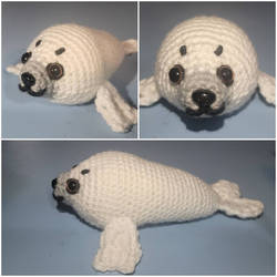 Harp Seal Amigurumi