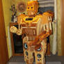 Wooden Robot Stereo System