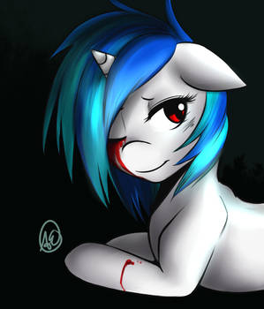 Vinyl Scratch Vent Art