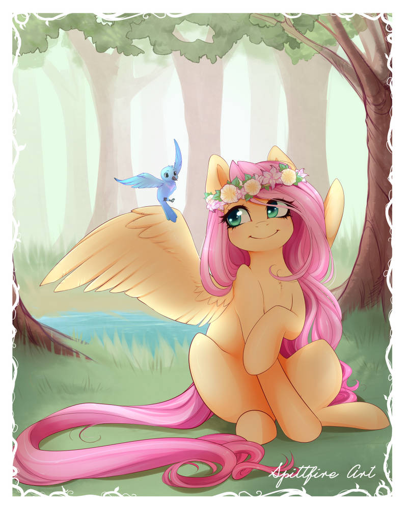 Yellow Quiet Time by spittfireart