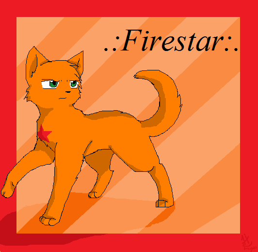 Firestar Warriors Headshot | Art Print