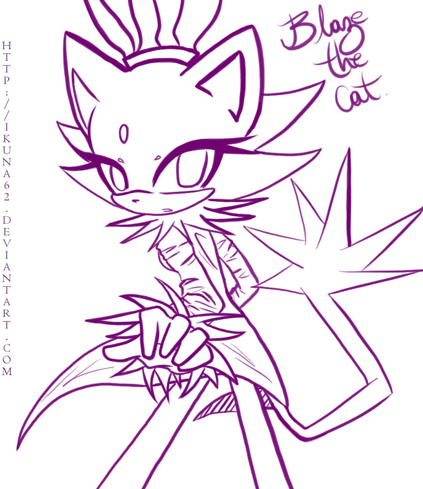 Blaze The Cat By Ikuna62 On Deviantart