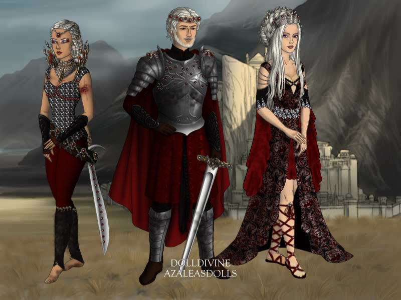 Visenya, Aegon, Rhaenys by Eolewyn1010 on DeviantArt
