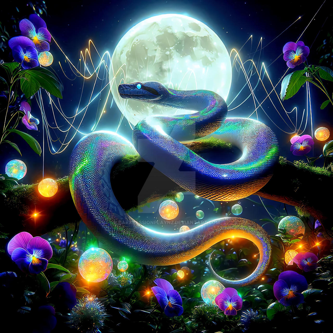 Python Devintart The Serapulse Jungle Python by DarkPassionPlayNZ on DeviantArt