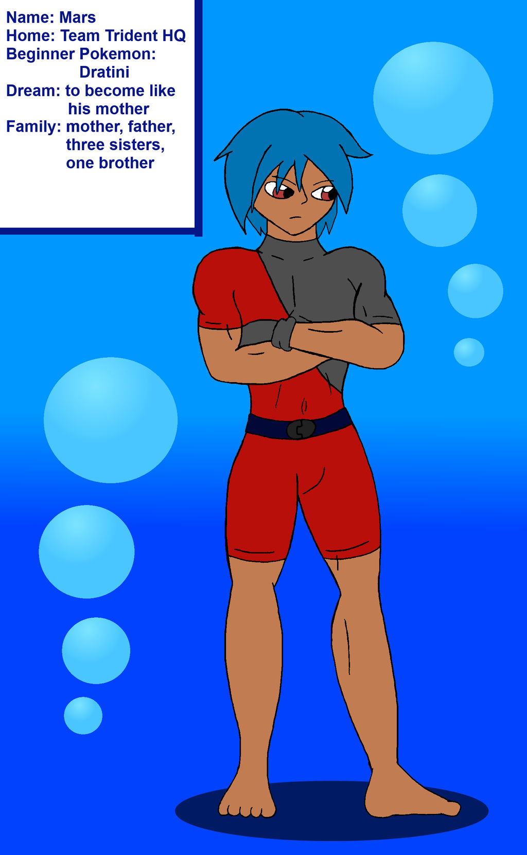 Team Trident member Mars by Snowdog-zic on DeviantArt
