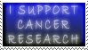 Cancer Research Support Stamp