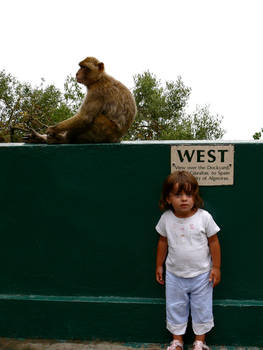 Monkey and  Girl