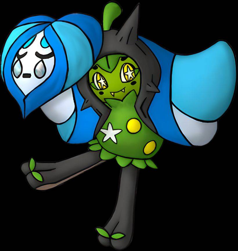 Ogerpon Shiny (Water Mask) by 666Hawk666 on DeviantArt