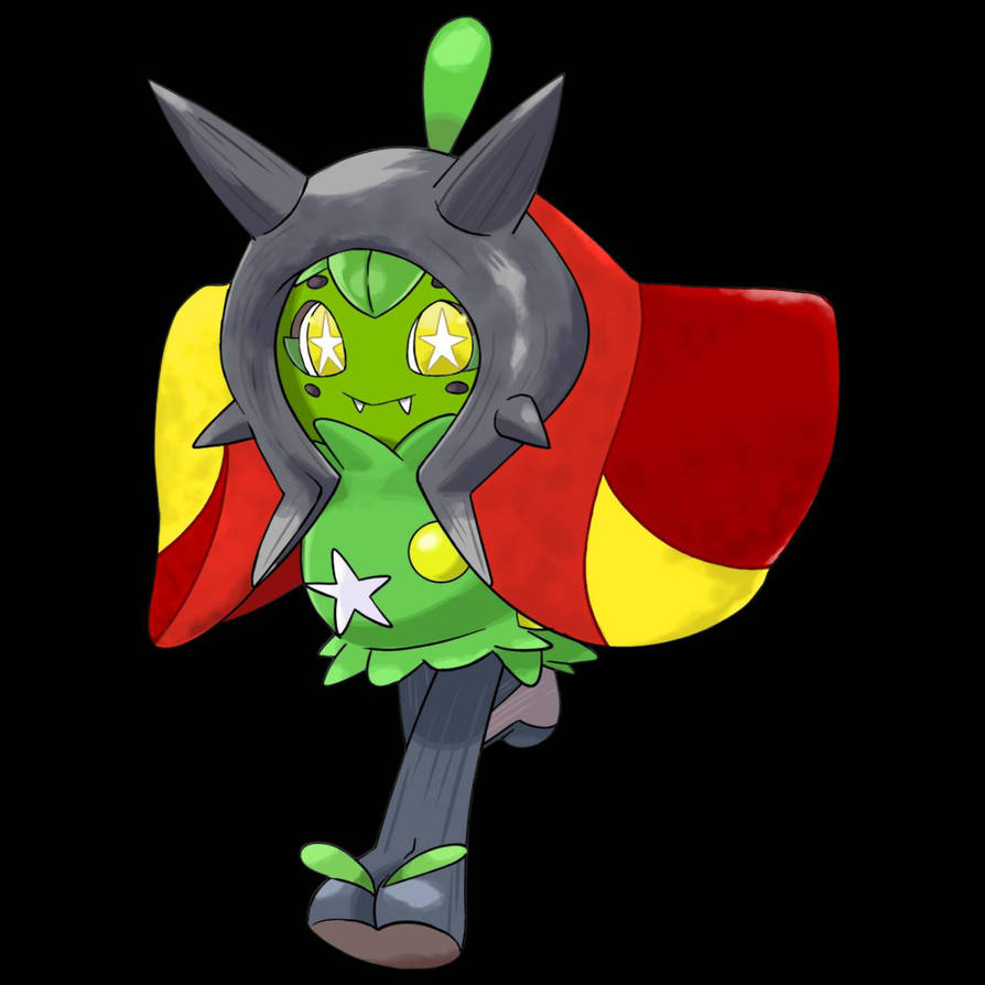 Ogerpon Shiny (Fire) by 666Hawk666 on DeviantArt