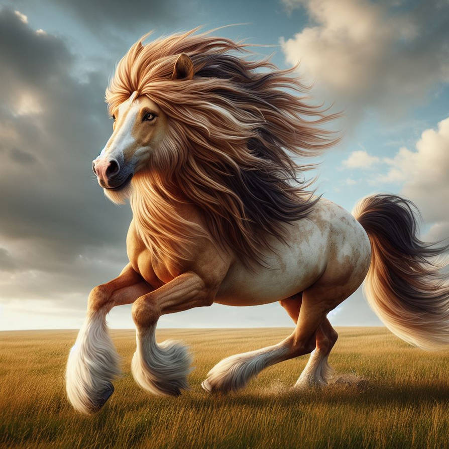 Lion Themed Horse #2 by SummerMagicwood on DeviantArt