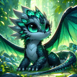 Cutie Dragon: Emerald