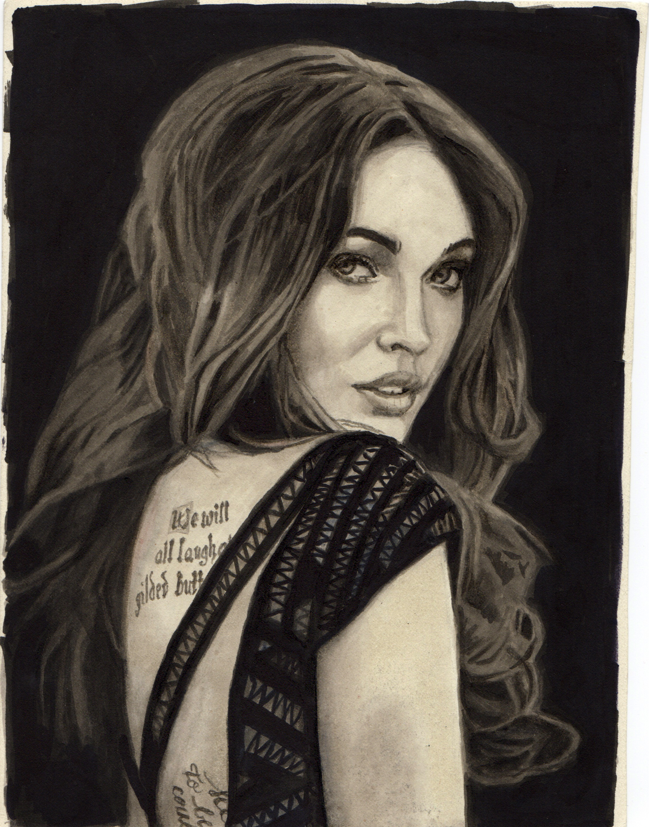 Megan Fox - Copic Markers