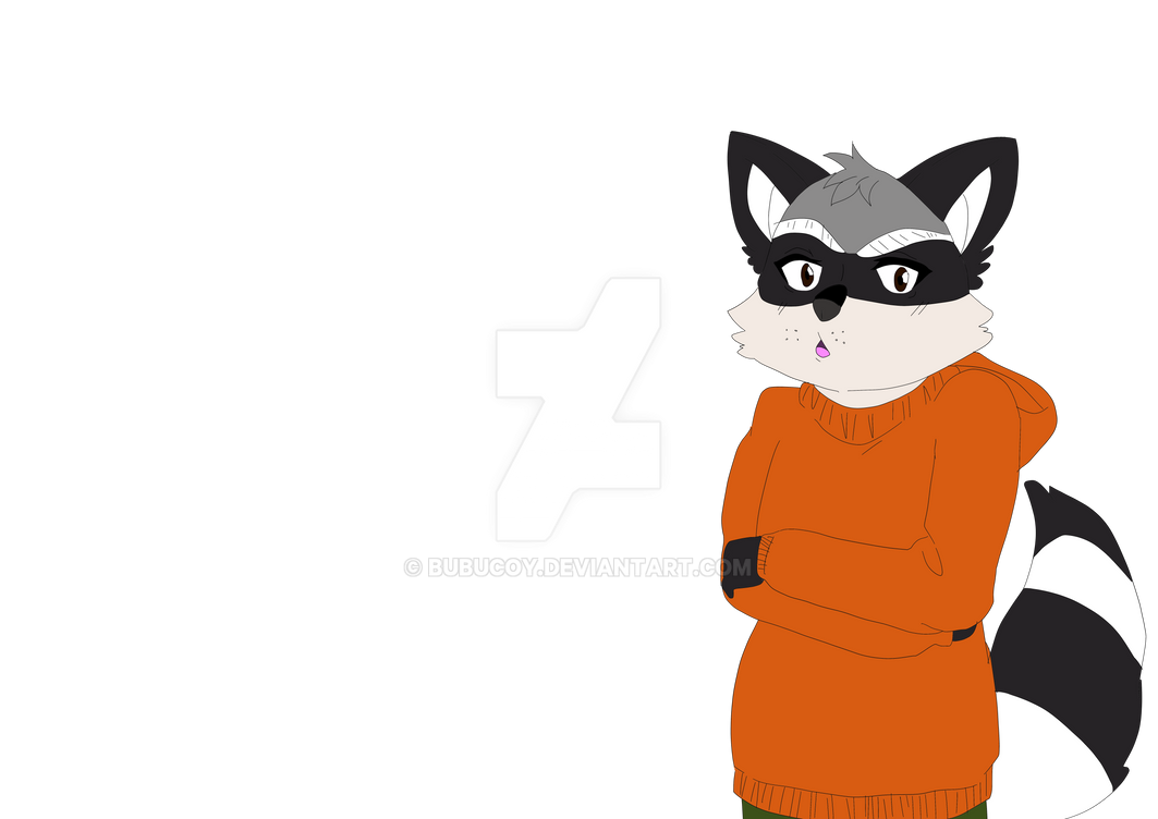 Roger the raccoon by bubuCoy on DeviantArt