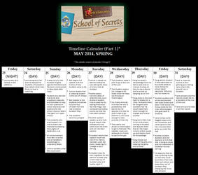 Descendants: School of Secrets Timeline Calendar