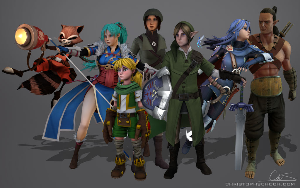 Character Line Up Examples character line-up by TheStoff on DeviantArt