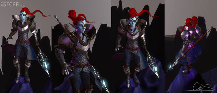 Undyne - Undertale 3D