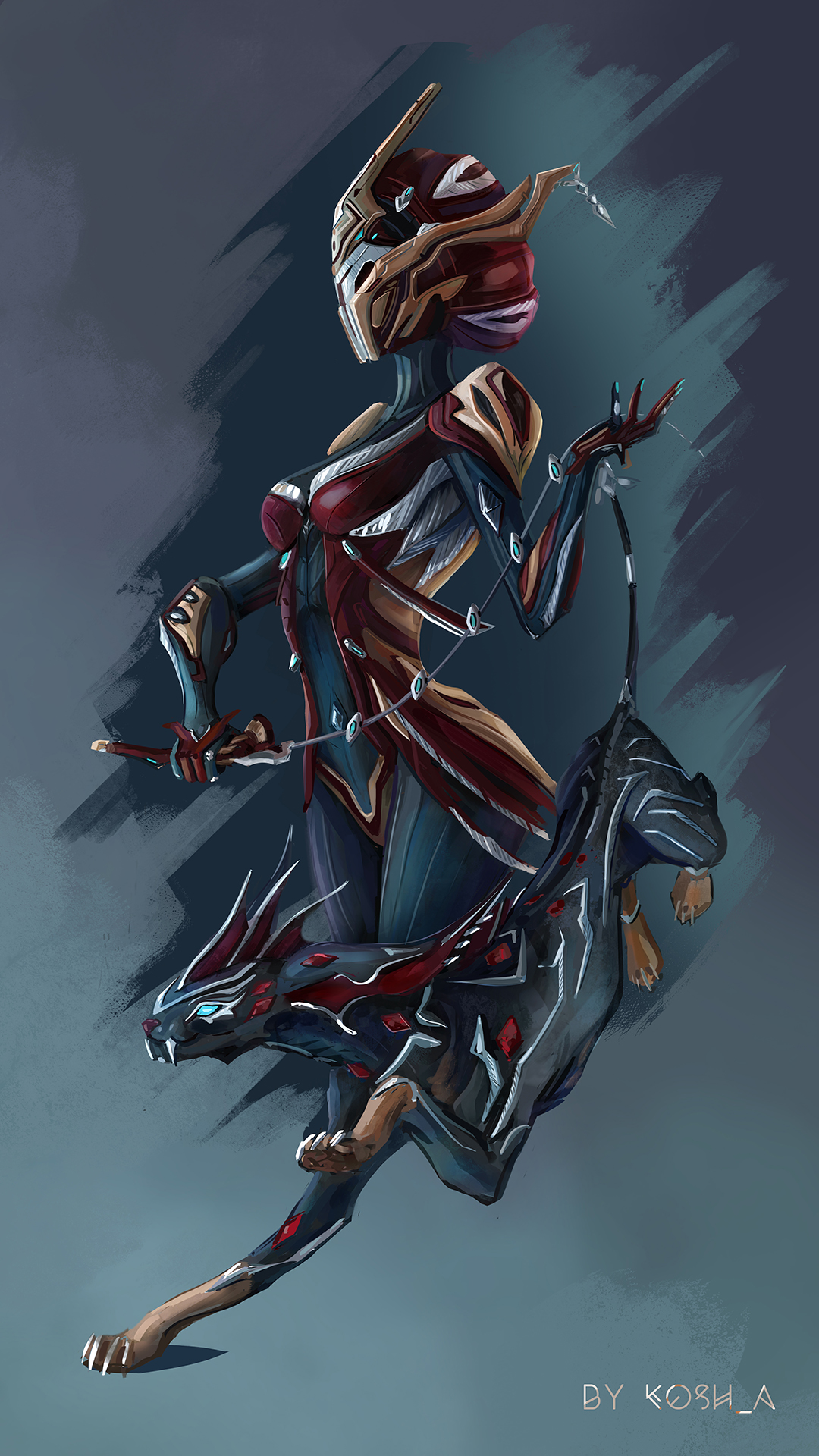 Khora and Venari by kosh-a on DeviantArt