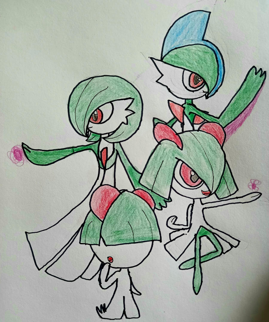 Gallede Line Pokemon Gardevoir / Gallade line by JohnnyNsain on DeviantArt