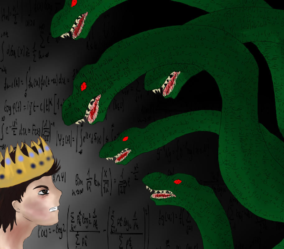Human Fighting Math Fighting against Math-monsters. by SuicideSeasons on DeviantArt