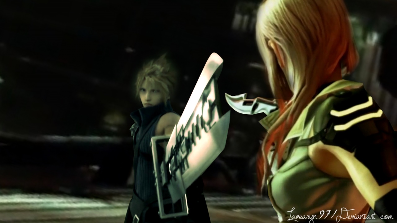 Cloud Strife VS Lightning Farron (Final Fantasy)