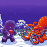 Yeti Vs. Octopus - FIGHT!