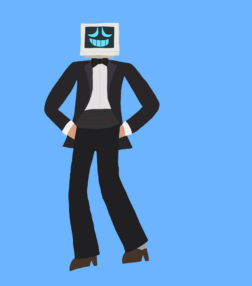 Computer Head by TheGreatestFloof on DeviantArt