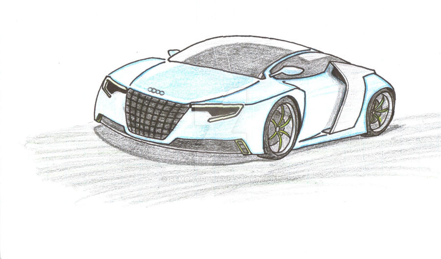 Audi R9 sketch by RemonvdH on DeviantArt