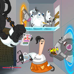 Marzipan is in Portal Cartoon