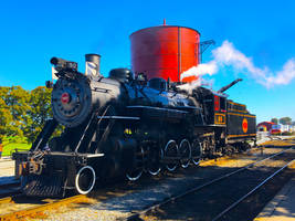 Strasburg Railroad 90 in her 1960's livery